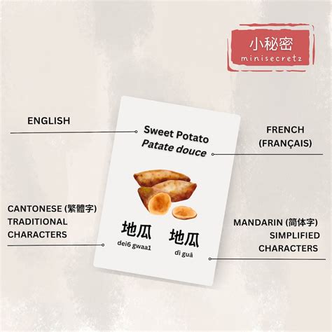 Chinese Vegetable Flashcards PRINTABLE, Traditional Chinese, Simplified Chinese Chinese ...