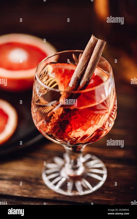 Glass of whiskey sour cocktail Stock Photo - Alamy