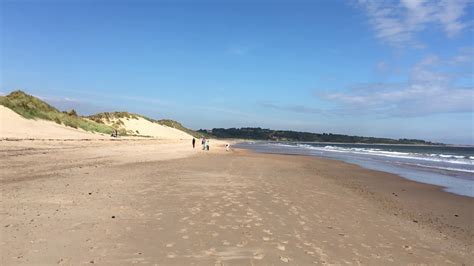 Warkworth beach looking towards Alnmouth - YouTube