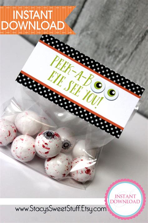 Halloween Treat Bag Topper DIY Printable Instant Download - Etsy