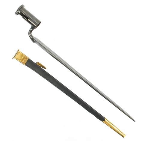 Buy British East India Company Model F Musket Bayonet with Scabbard online for sale