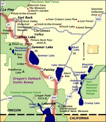 Christmas Valley Oregon Map | World Map Gray