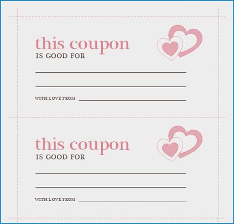 √ Free Printable Coupon Template Word | Templateral regarding Blank Coupon Template Printable ...