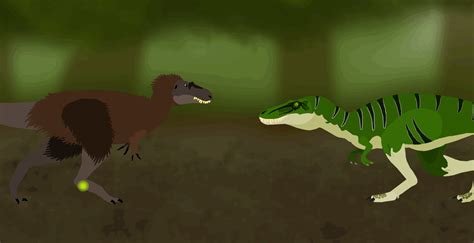 Nanotyrannus vs juvenile Tyrannosaurus [PREVIEW] by Spinosaurus-Fan on ...