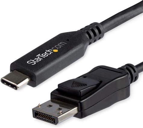 StarTech.com 6ft 8K USB-C to DisplayPort Adapter Cable: Amazon.co.uk ...