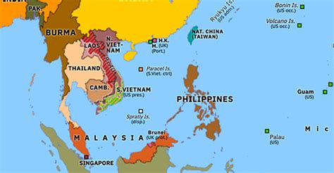 Southeast Asia Map Vietnam - Domini Hyacintha