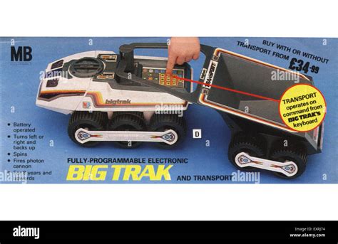 1980s UK Big Trak Catalogue/ Brochure Plate Stock Photo - Alamy