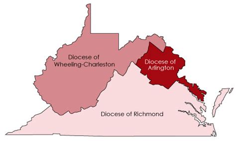 Boundary Map of the Diocese