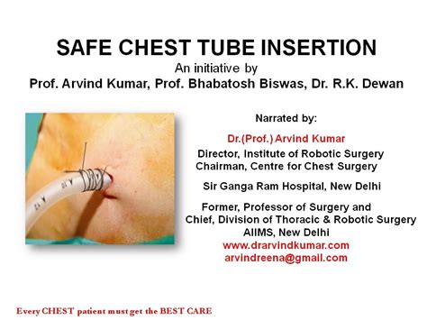 Chest Tube Insertion Procedure : Pin on About the lungs & heart ...