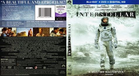 Interstellar blu-ray cover (2014) R1