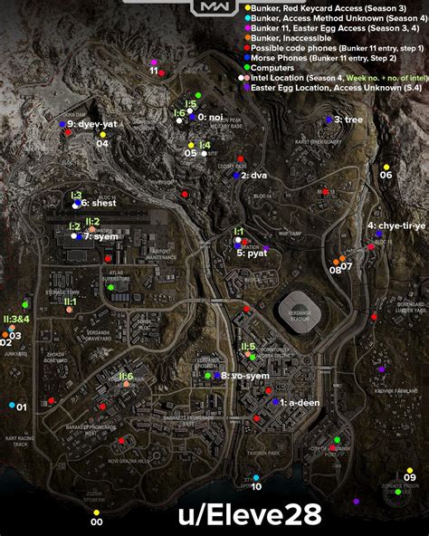 Call of Duty: Warzone Map Shows All Easter Egg, Intel, and Interactive ...