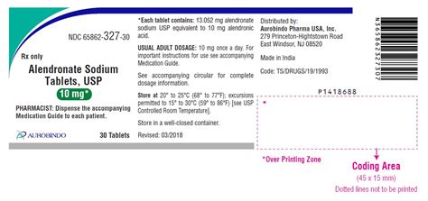 Alendronate Sodium (Aurobindo Pharma Limited): FDA Package Insert, Page 8