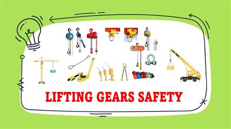 Lifting Gear Equipment Safety | Inspection of Lifting Equipment's / Appliances / Accessories ...