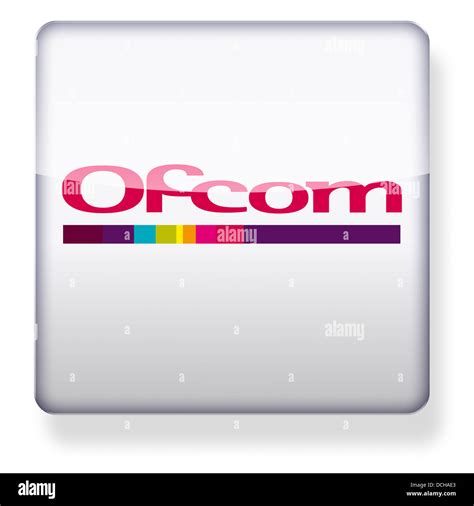 Ofcom logo as an app icon. Clipping path included Stock Photo - Alamy