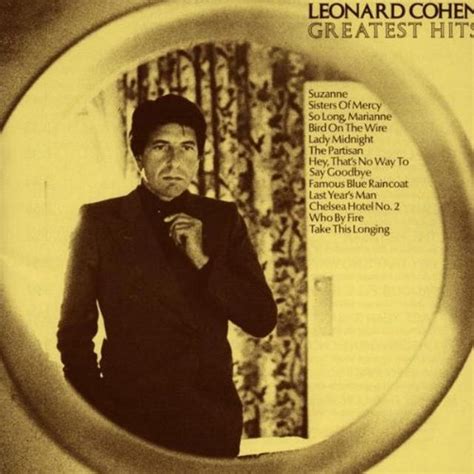 Leonard Cohen GREATEST HITS Vinyl Record