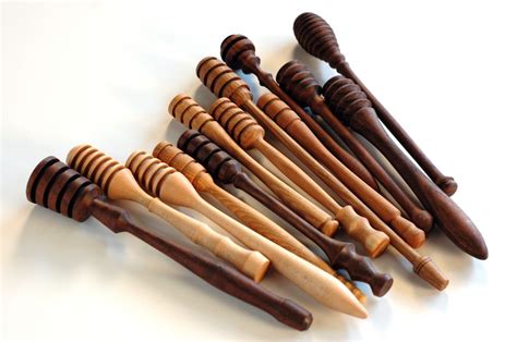 Each honey dipper is unique, turned from your choice of wood species. Choose from walnut, cherry ...