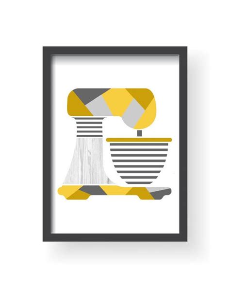 Geometric Kitchen Print Set Modern Geometric Kitchen Decor - Etsy | Kitchen prints, Geometric ...