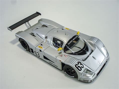 Build review of the Tamiya 1989 Sauber-Mercedes C9 scale model auto kit ...