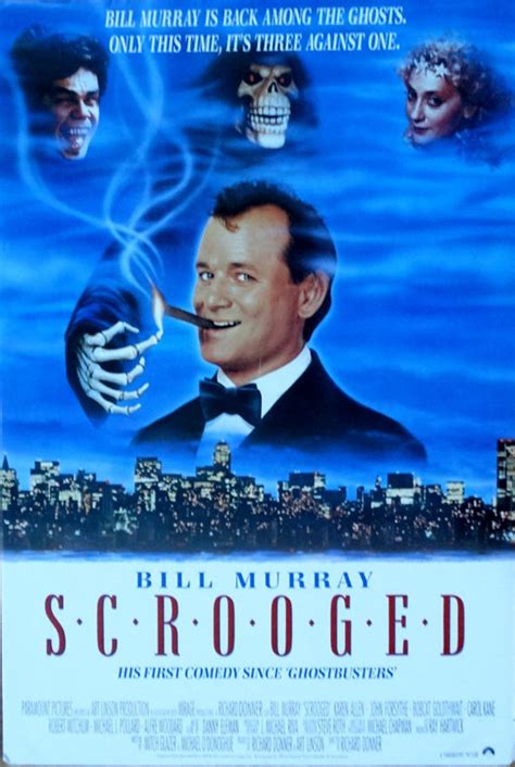 Scrooged. 1988 Original US 27x41 Theater Movie Poster. Bill | Etsy