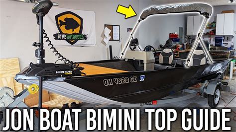 JON BOAT BIMINI TOP GUIDE - Everything you need to know! - YouTube