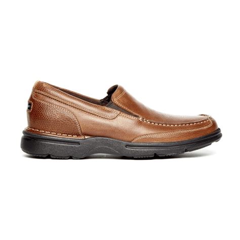 Rockport Prowalker Eureka Plus Slip-on in Brown for Men | Lyst