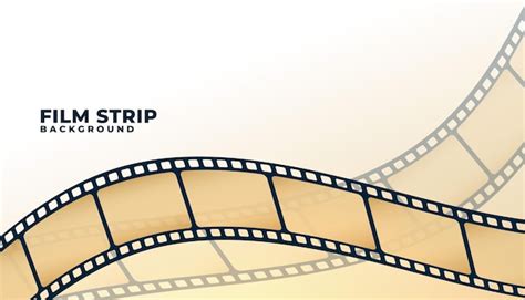 Free Vector | Film strip cinema background design