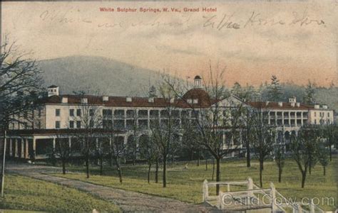 Grand Hotel White Sulphur Springs, WV Postcard