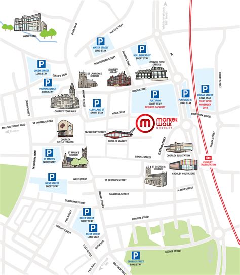 Market Walk Chorley | Town Centre Map