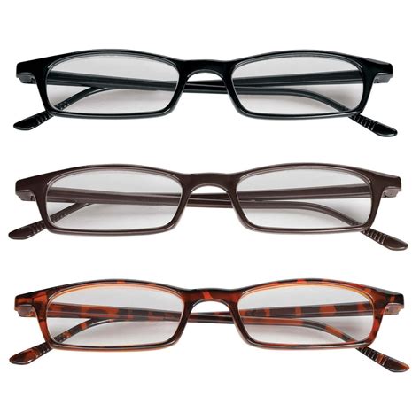 3 Pair Value Pack Reading Glasses - Magnification 5.00X - Walmart.com - Walmart.com