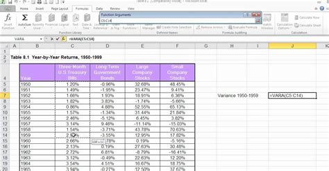 Standard Deviation In Excel - ZOHAL