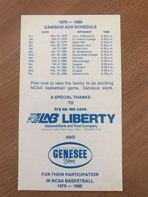 197980 Canisius College Basketball Schedule : Free Download, Borrow ...