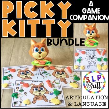 PICKY KITTY, GAME COMPANION BUNDLE, ARTICULATION &LANGUAGE by SLP Britt