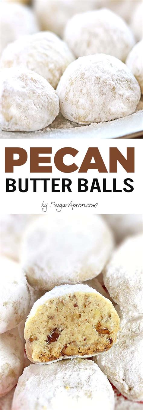 Pecan Butter Balls - Sugar Apron