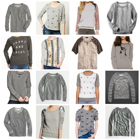 3 (or unlimited!) amazing easy ways to embellish a grey sweatshirt / Create / Enjoy