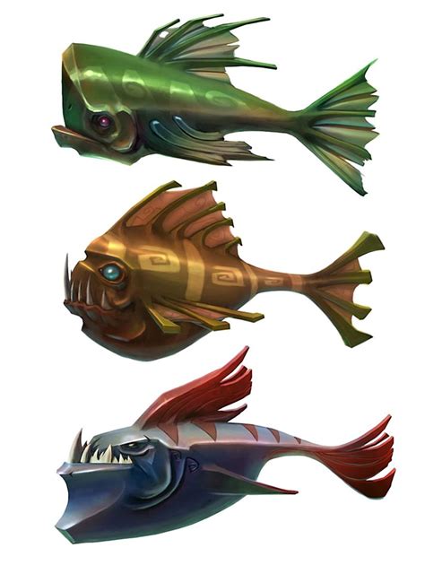 Fish from Project Spark | Game concept art, Alien concept art, Character art