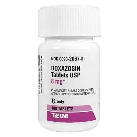 DOXAZOSIN MESYLATE 8MG - RX Products