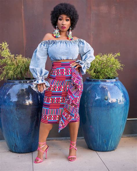 40 Latest Ankara Skirt Styles You Should Check Out | ThriveNaija