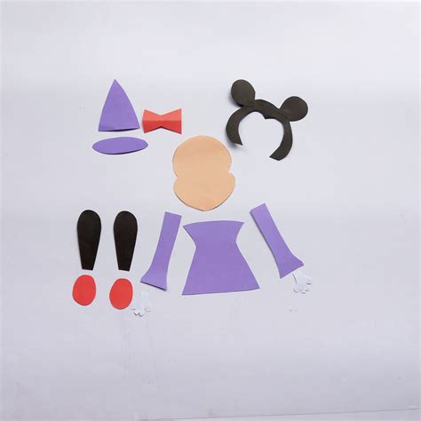 Minnie Mouse Halloween Craft with Paper Plate