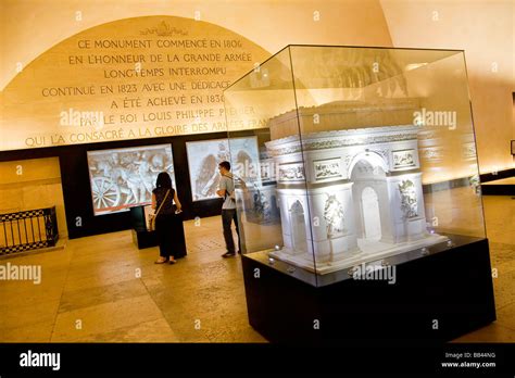 ARC DE TRIOMPHE MUSEUM PARIS Stock Photo - Alamy