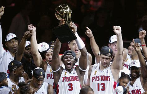 Detroit Pistons To Celebrate Two Championship Anniversaries