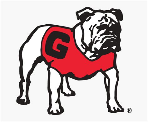 Georgia Bulldog Football Logo Free Best On Transparent - Georgia ...