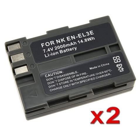 nikon d700 replacement: Buy Discount 2 PACK Nikon EN-EL3 Replacement Battery for Nikon D80 / D90 ...