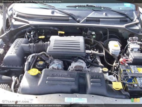 4.7 Liter SOHC 16-Valve V8 2000 Dodge Durango Engine | GTCarLot.com