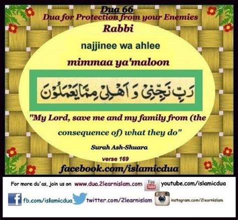 Dua to seek Allah's protection for yourself and your family - Islamic Du'as (Prayers and Adhkar ...