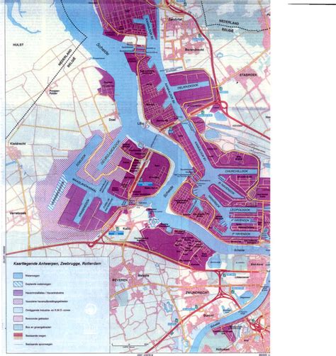 Kaart Haven Van Antwerpen - Vogels