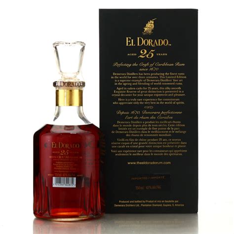 El Dorado 1988 25 Year Old Exquisite Reserve | Rum Auctioneer