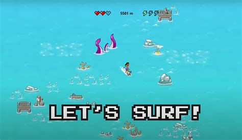 Microsoft Has a Surfing Version of the Google No Internet Dinosaur Game ...