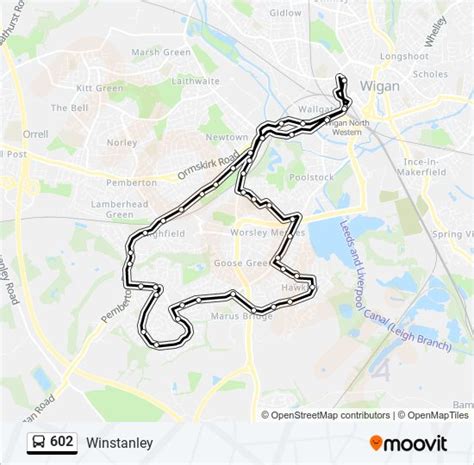 602 Route: Schedules, Stops & Maps - Winstanley (Updated)