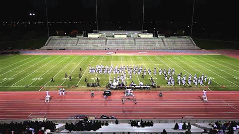 Buchanan High School Marching Band and Colorguard INFERNO Clovis Band Night 2010 - YouTube