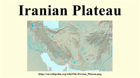 Iranian Plateau Map